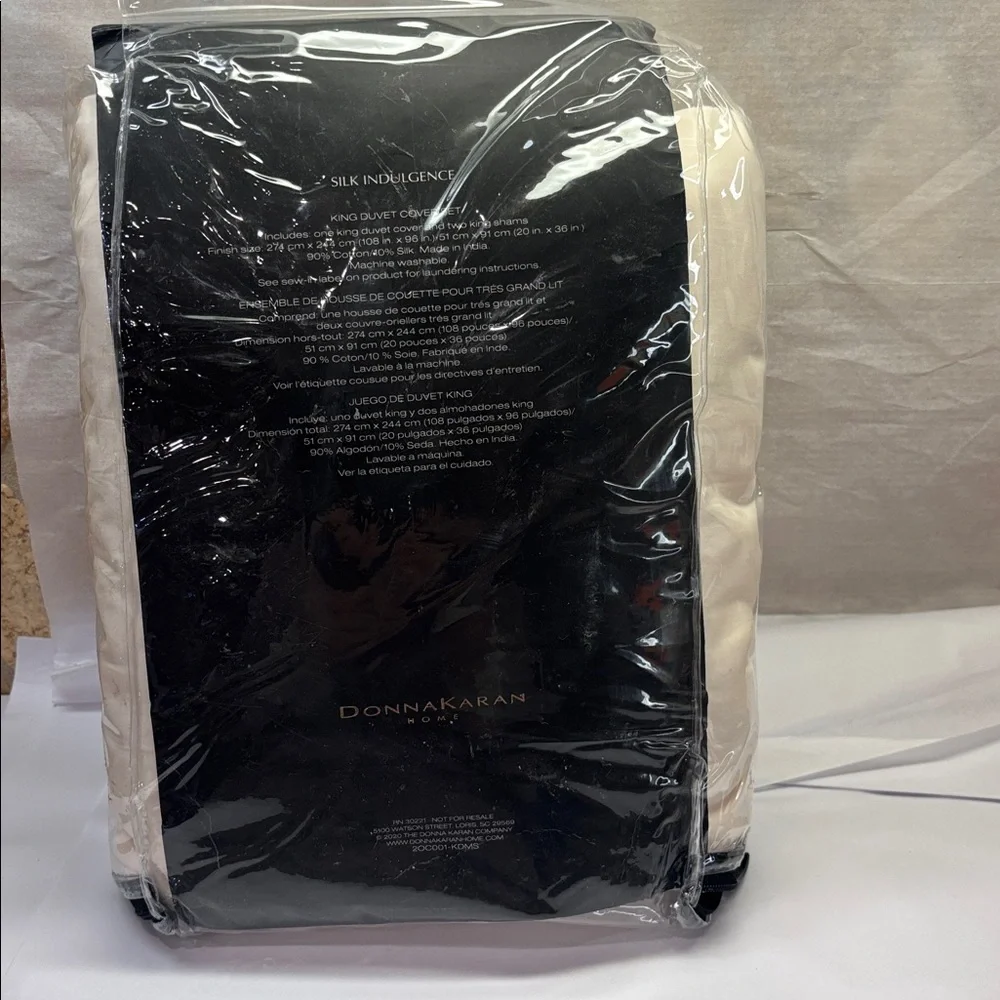 Donna Karan Silk Indulgence Duvet Cover 3 Pc Set